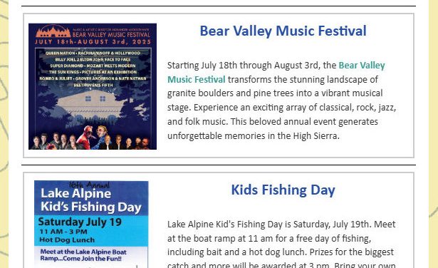 Beat the Heat in Bear Valley with the Bear Valley Adventure Company