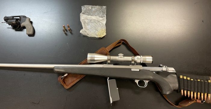Suspect Arrested for Possession of Firearms and Ammunition