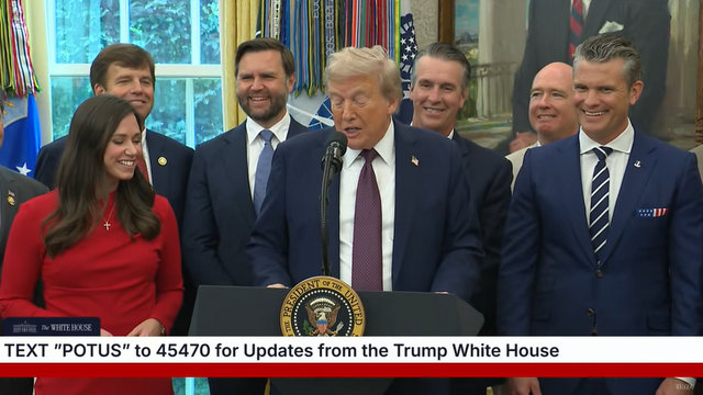 President Trump Makes an Announcement, on the Space Force