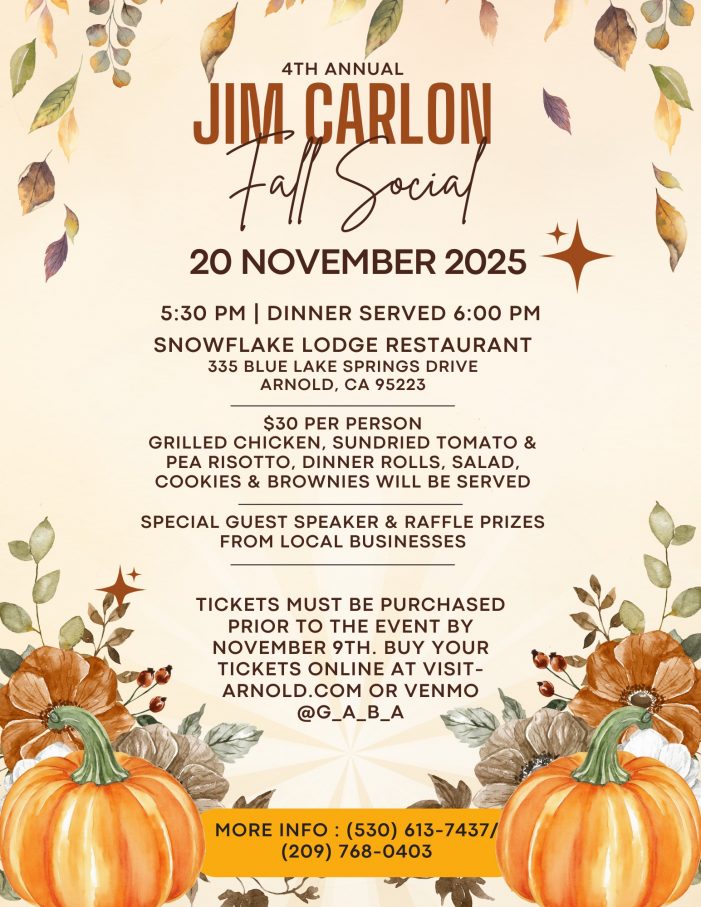 4th Annual Jim Carlon Fall Social Dinner Hosted by GABA 4th Annual Jim Carlon Fall Social Dinner Hosted by GABA