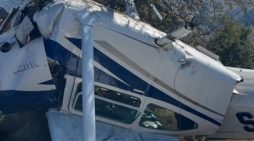 Calaveras Deputies and First Responders Dispatched to an Airplane vs Rock Collision