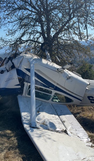 Calaveras Deputies and First Responders Dispatched to an Airplane vs Rock Collision Calaveras Deputies and First Responders Dispatched to an Airplane vs Rock Collision