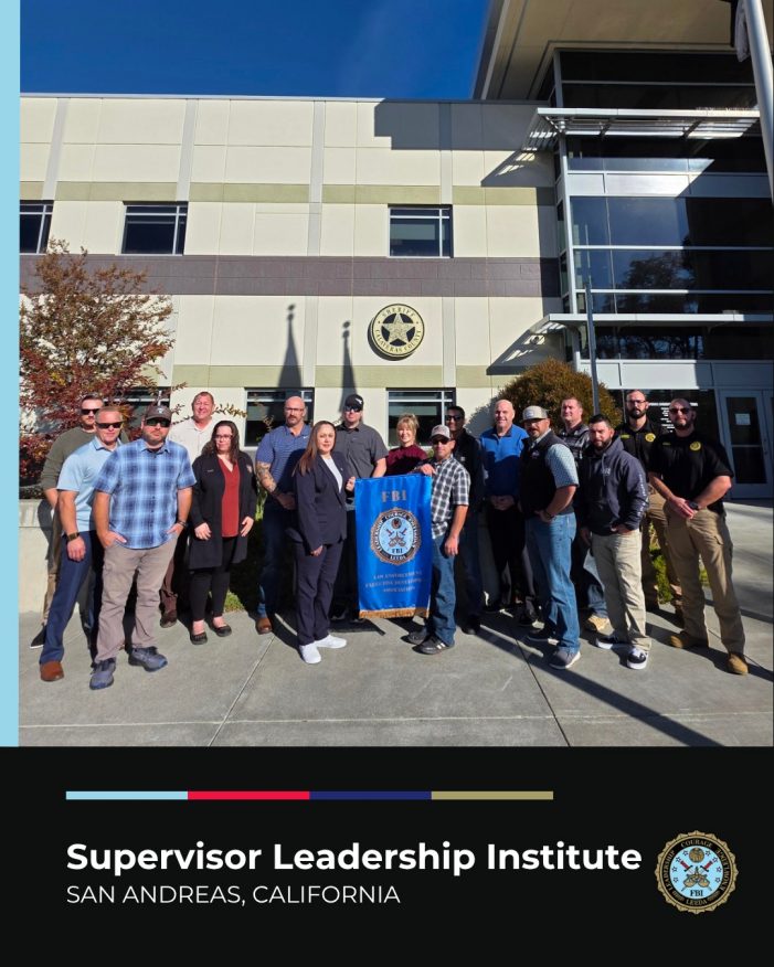 Congratulations to the Newest FBI-LEEDA Supervisor Leadership Institute graduates!
