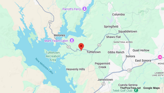 Traffic Update….Red Vehicle vs Oak Tree Near Tuttletown Rd / Sr49