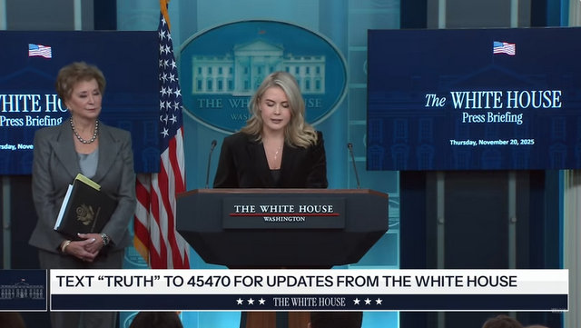 Press Secretary Karoline Leavitt Briefs Members of the Media