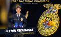 Peyton Heermance; Bret Harte’s First National FFA Proficiency Champion