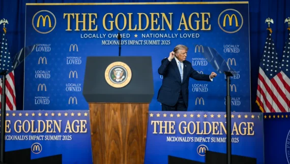 President Trump Talks Economy in McDonald’s Speech