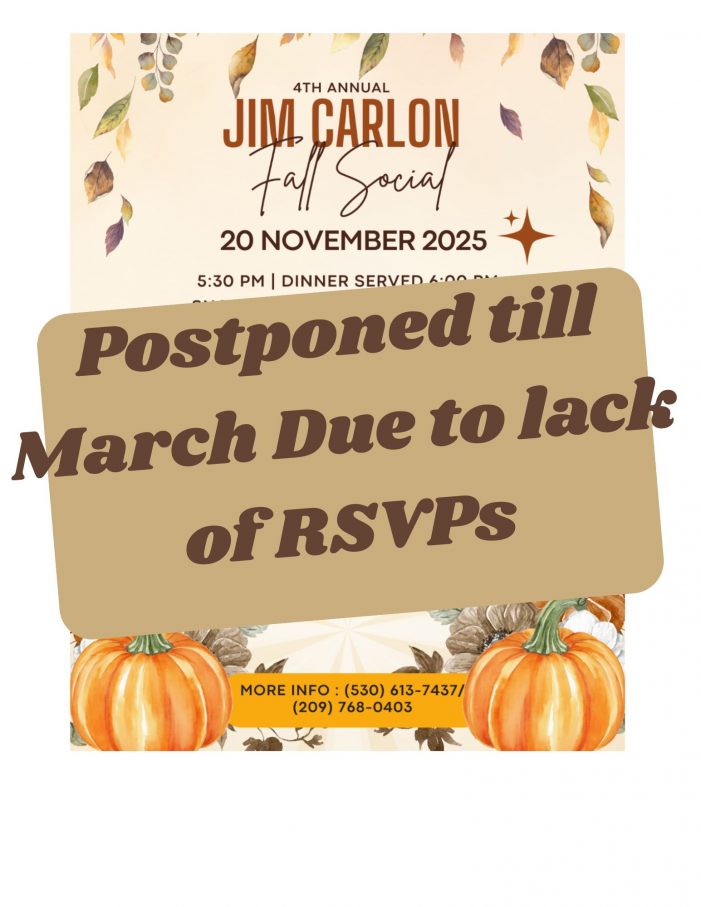 GABA Fall Social Postponed