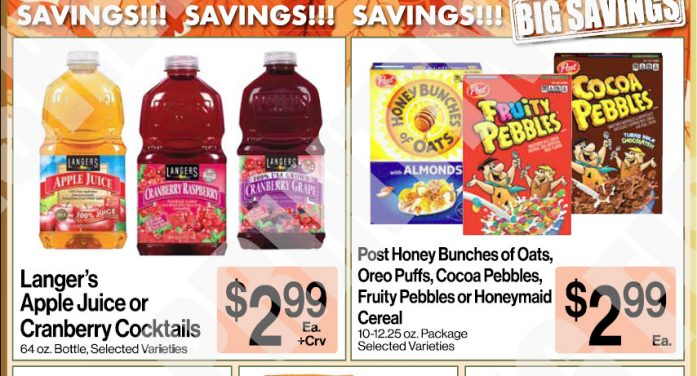 Big Trees Market Weekly Ad with Grocery, Produce, Meat & Deli Specials Through November 18th! Shop Local & Save!