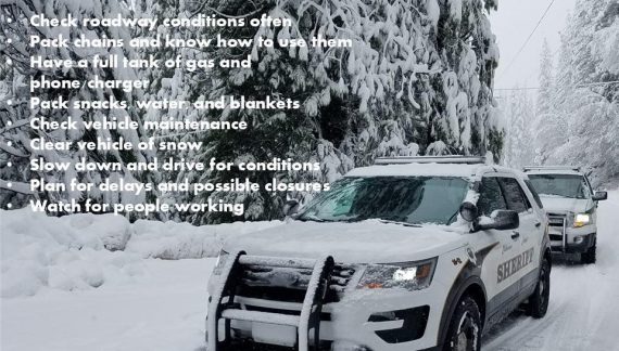 Calaveras County Sheriff & Others Attend & Helped the Public at Be Winter Wise Event