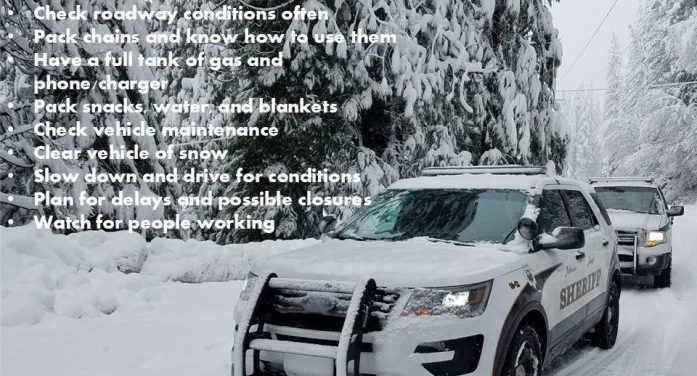 Calaveras County Sheriff & Others Attend & Helped the Public at Be Winter Wise Event