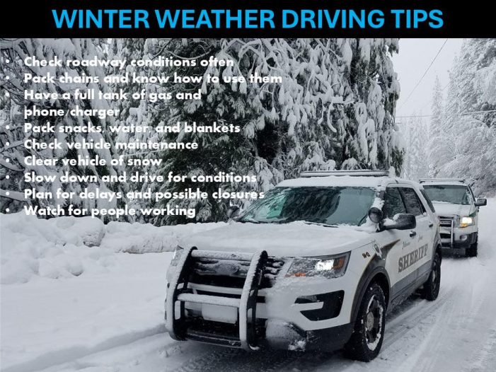 Calaveras County Sheriff & Others Attend & Helped the Public at Be Winter Wise Event