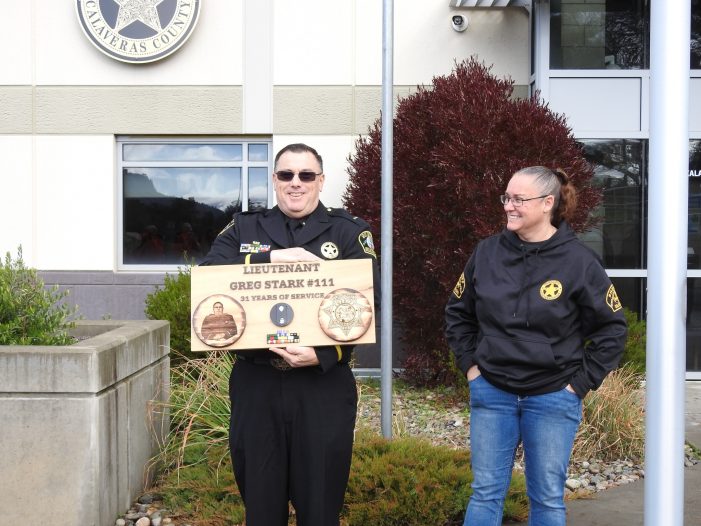 Lieutenant Greg Stark Retires After 31 Years of Service to Calaveras County