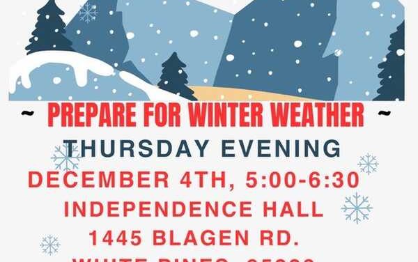 Be Winter Wise Winter Preparedness Event is Tomorrow!