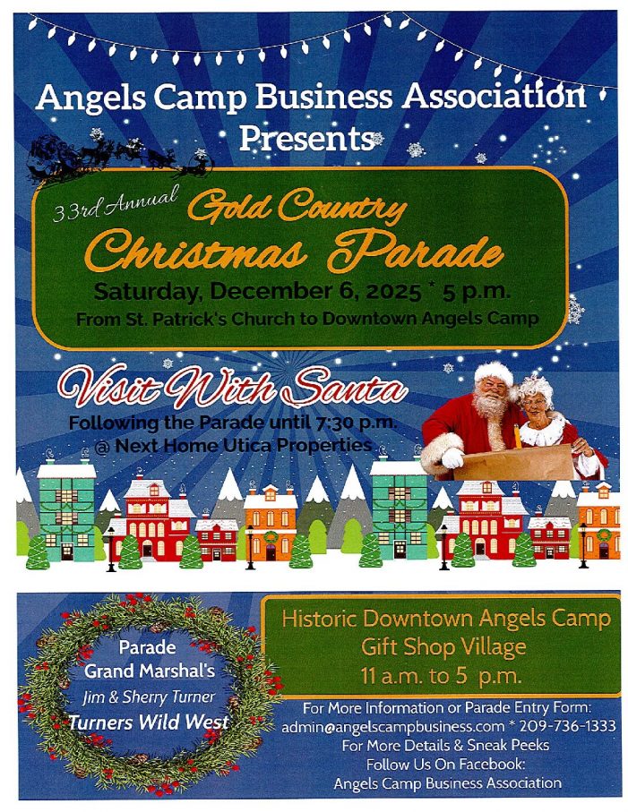 The 2025 Angels Camp Christmas Parade