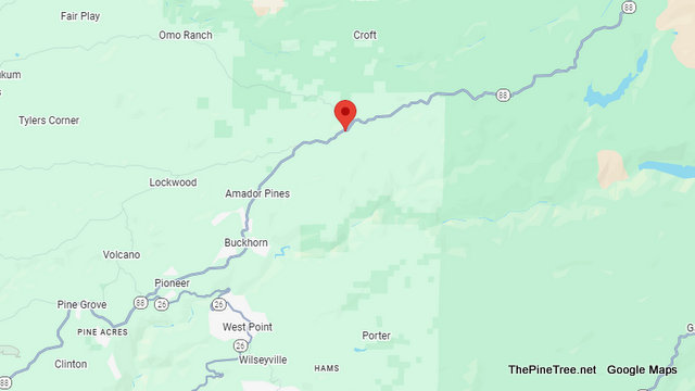 Traffic Update….Vehicle vs Tree Collision off of Hwy 88