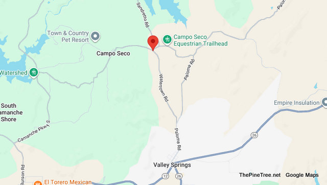 Traffic & Bovine Update….Large Black Cow Standing in Roadway Near Campo Seco Rd / Watertown Rd