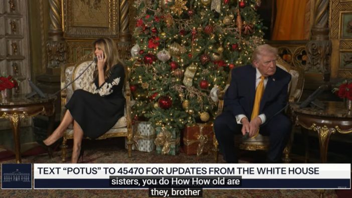 President Trump Participates in NORAD Santa Calls