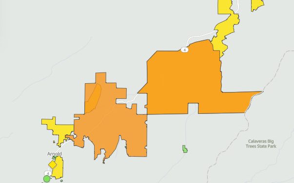 Much of Arnold Without Power & Over 3,000 Local PG&E Customers Spending Christmas in the Dark