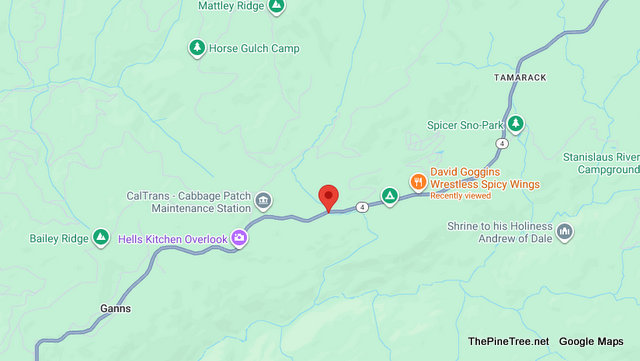 Traffic Update….Possible Injury Vehicle Off Roadway Collision Near Hwy 4 & Vista Point