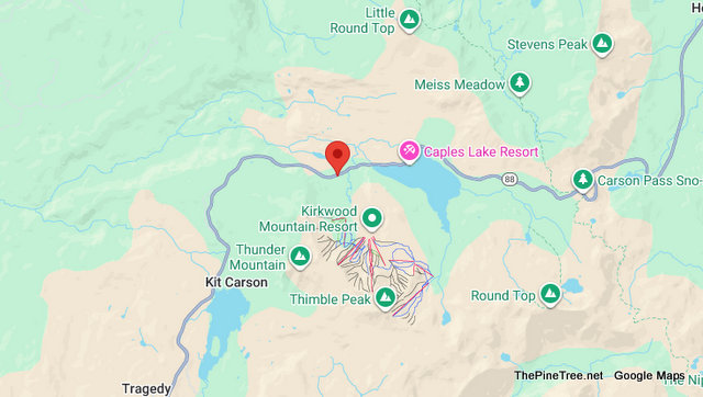 Traffic Update…Woman Trying to Catch Her Dog Near Sr88 / Kirkwood Meadows Dr