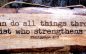 “I Can Do All Things” Live Edged Sign at Hewn Woodshed