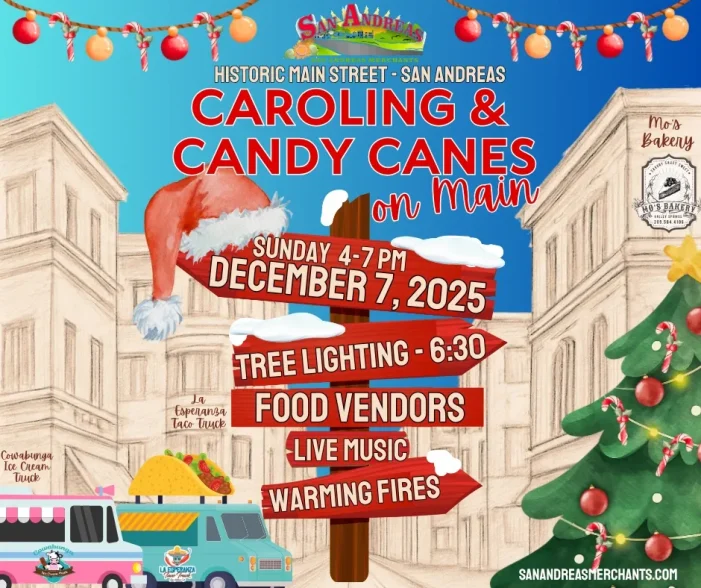 Caroling & Candy Canes on Main Dec. 7th 4pm-7pm