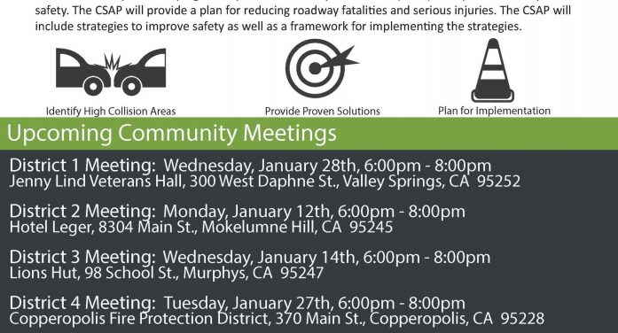 Comprehensive Safety Action Plan Community Meetings (First One is Tonight)!
