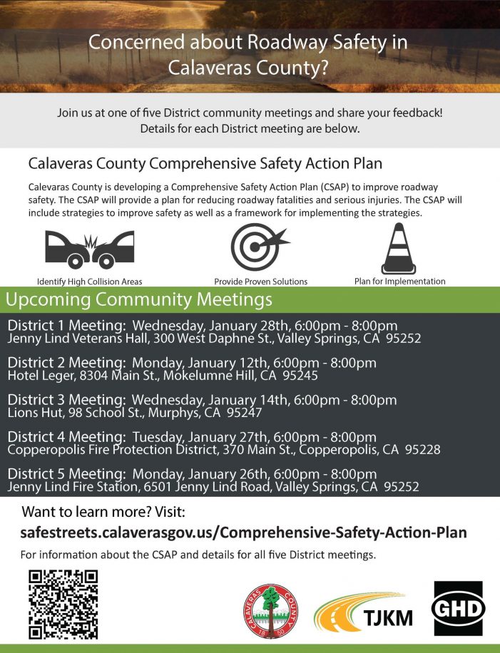 Comprehensive Safety Action Plan Community Meetings (First One is Tonight)!