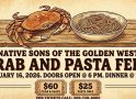 Crab & Pasta Feed on January 16