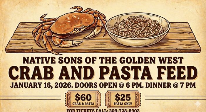 Crab & Pasta Feed on January 16