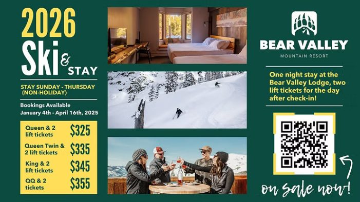 Snow on the Way to Bear Valley Through Monday!