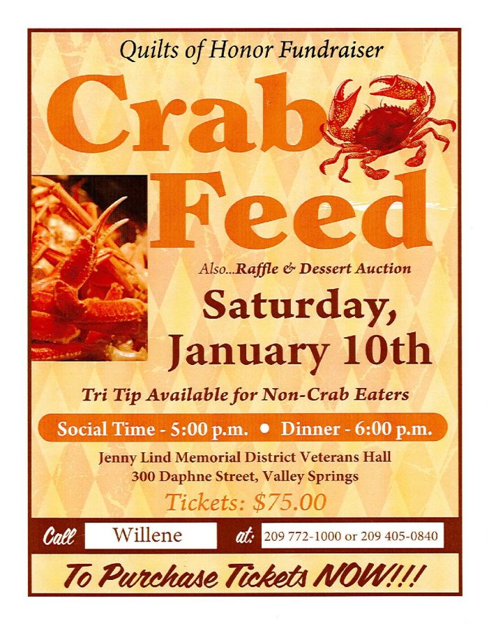 Crab Feed & Quilts of Honor Fundraiser