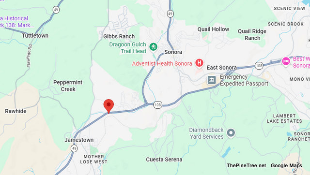 Traffic Update….Jeep Down Embankment Near Sr108 / Wigwam Rd