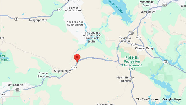 Traffic Update….Overturned Vehicle Collision Near Sr108 / Tulloch Dam Rd