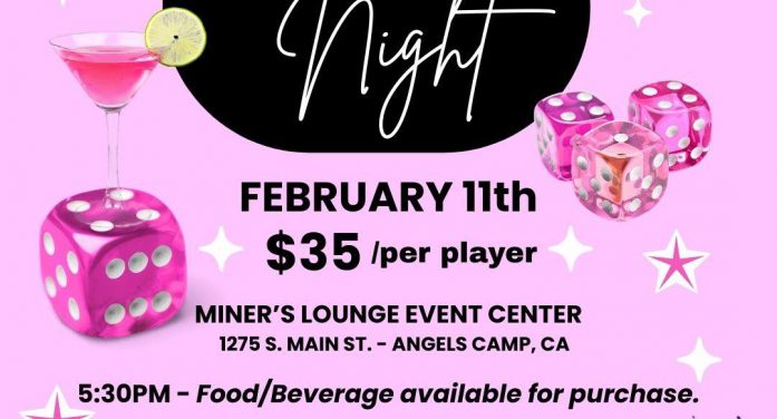 Soroptimist Bunco Night is February 11th!