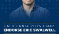 California Medical Association (CMA) Endorses Eric Swalwell for Governor