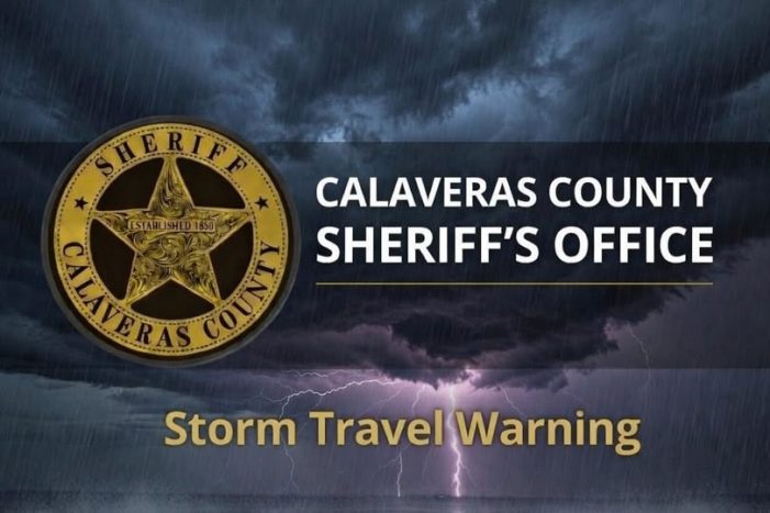 Travel Advisory for Visitors from Calaveras Sheriff’s Dept
