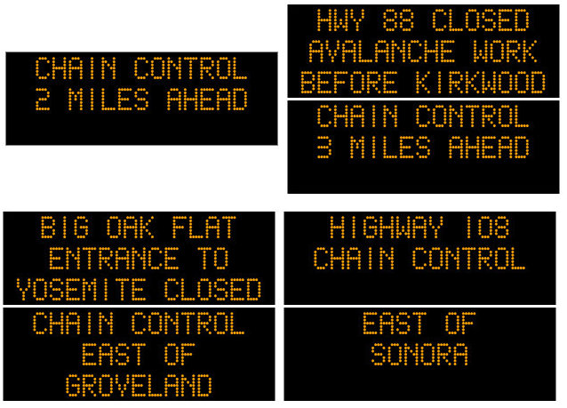 Chain Controls on Hwys 4, 88, 108 & 120!  Hwy 88 Closed Before Kirkwood for Avalanche Control