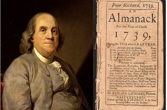 A Bit of Wisdom from the 1733 Poor Richard’s Almanac