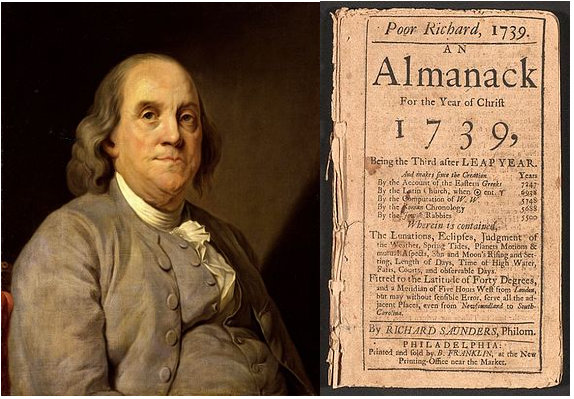 A Bit of Wisdom from the 1733 Poor Richard’s Almanac