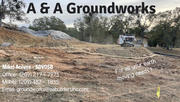 A & A Groundworks for All Your Earth Moving Needs!