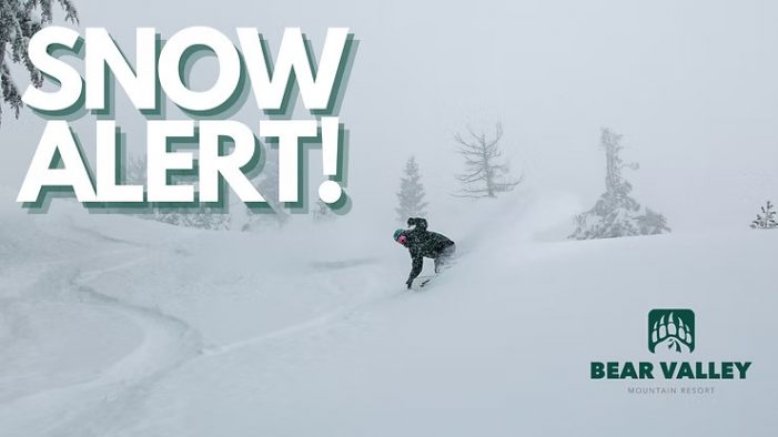 Snow Alert!!  Bear Valley Received 9 Inches of Fresh Snow!!