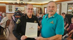 Sheriff Connects with SIR Members at Luncheon.