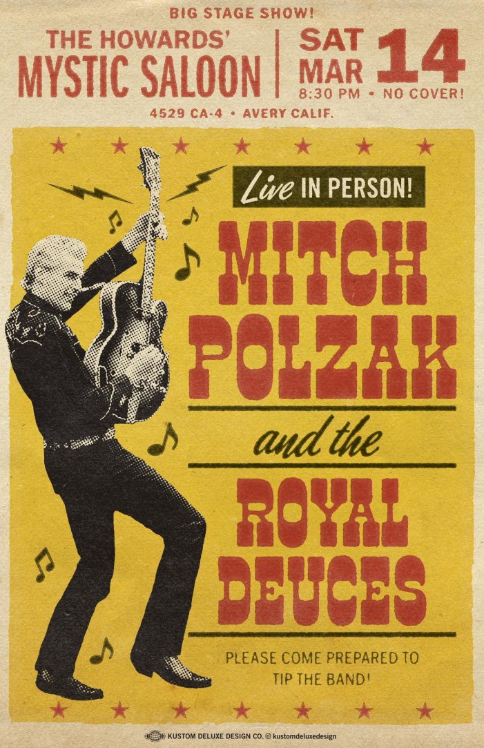 Mitch Polzak & The Royal Deuces are Back at Howard’s Mystic Saloon