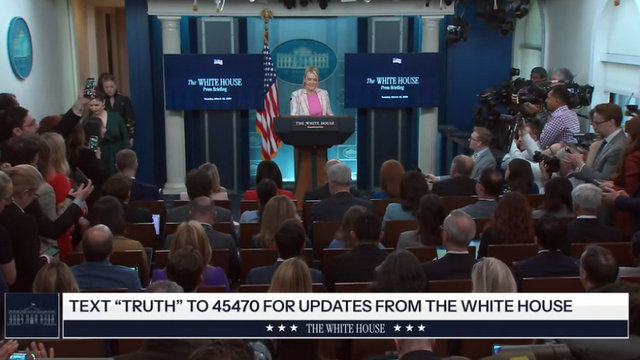 Press Secretary Karoline Leavitt Briefs Members of the Media, Mar. 10, 2026