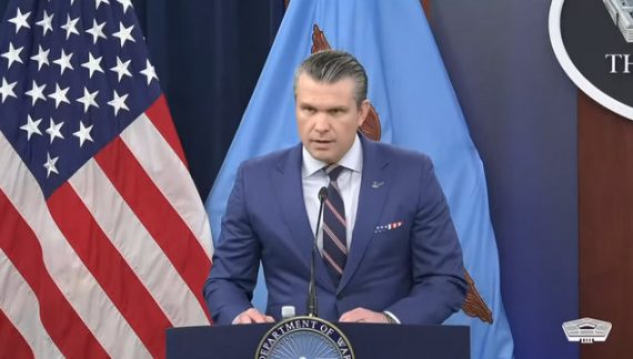 Secretary of War and CJCS, Air Force Gen. Dan Caine, March 10th, Press Briefing at the Pentagon