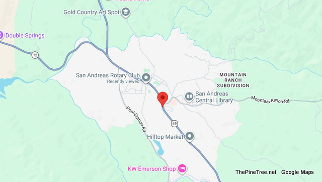 Traffic Update….Collision Near Hwy 49 & Toyanza Drive