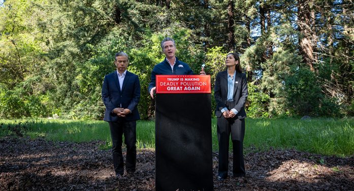California is taking Donald Trump to Court for “Breaking the law to put Polluter Profits Before American Lives”