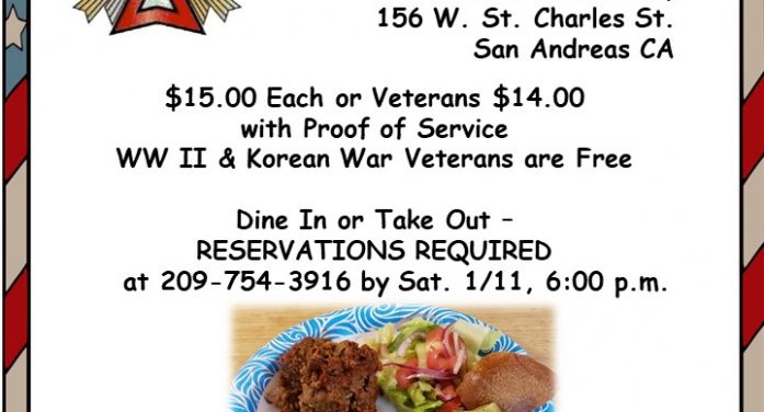 Join the VFW for Dinner!